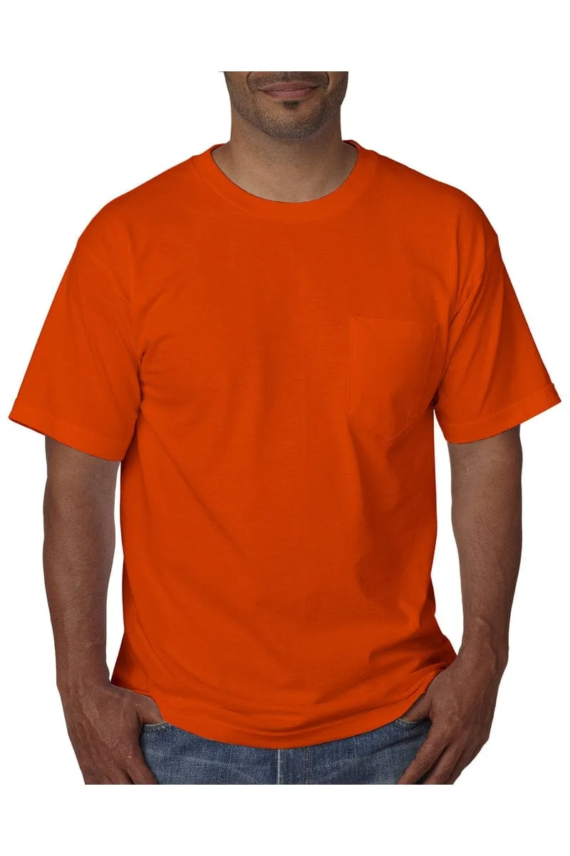 Bayside BA5070: Adult Short-Sleeve T-Shirt with Pocket