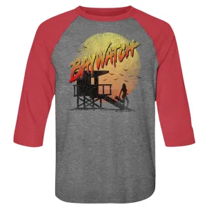 Baywatch Cracked Up Men's Raglan