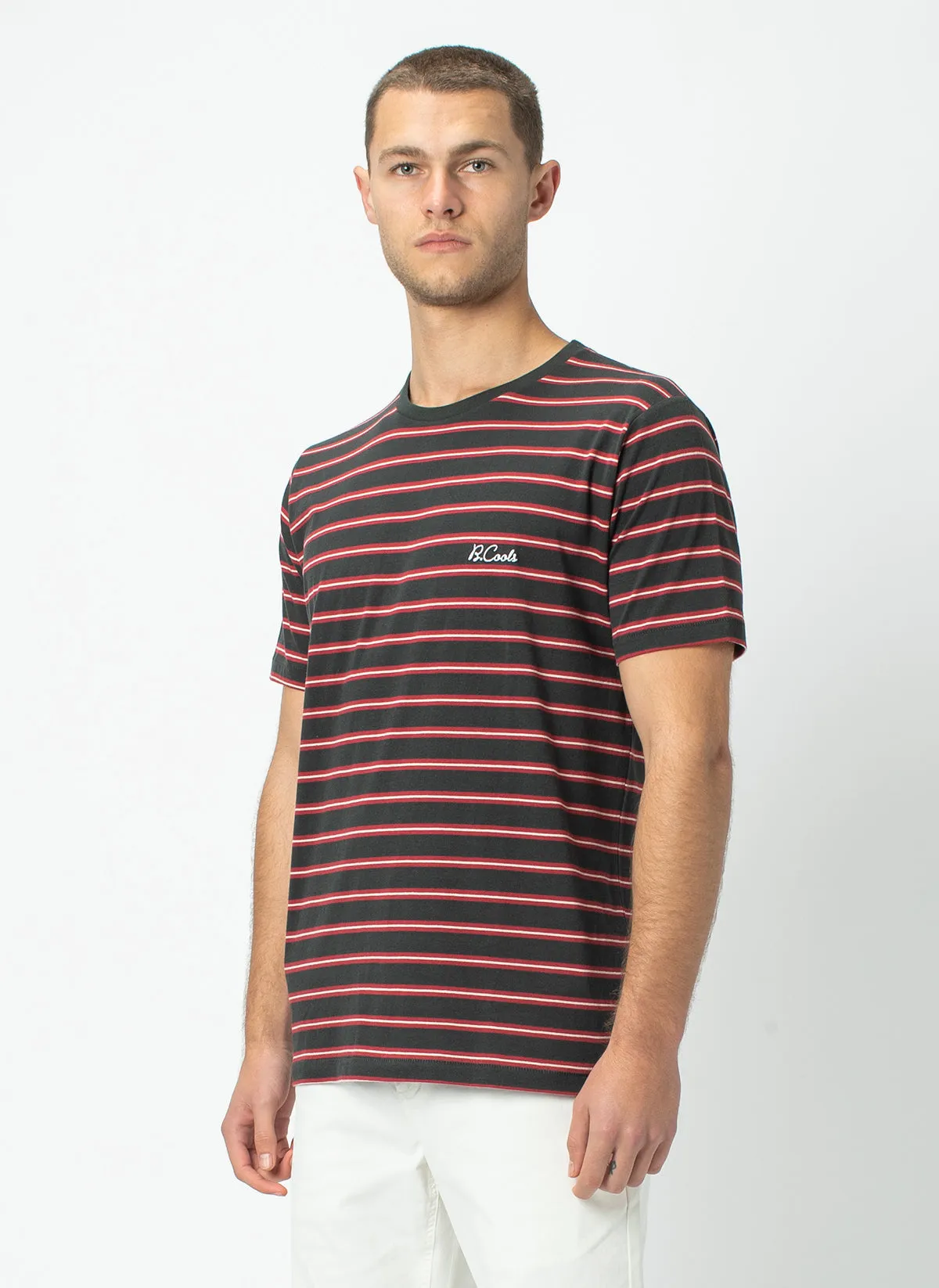 B.Cools Embro Tee Black Stripe