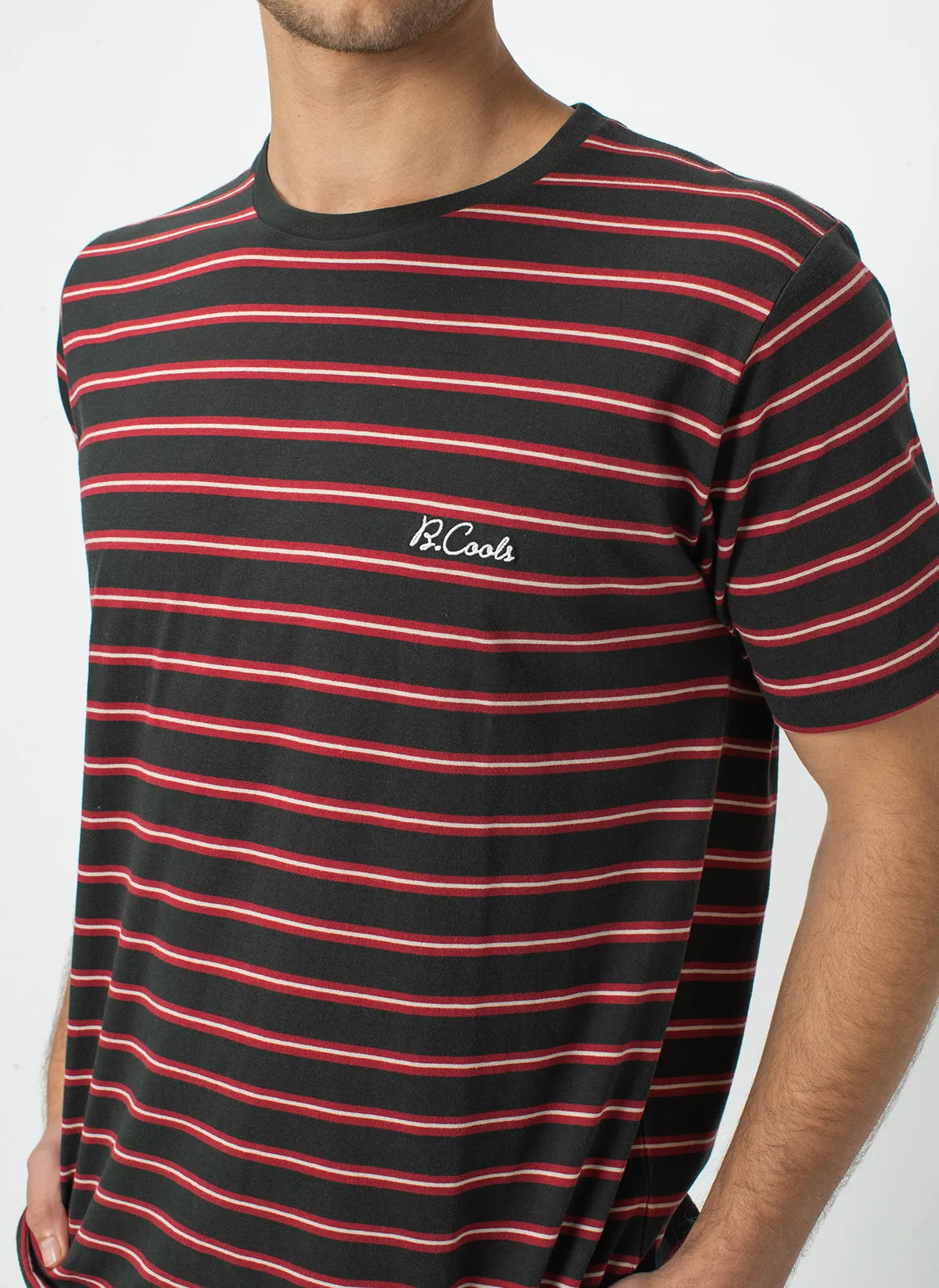 B.Cools Embro Tee Black Stripe