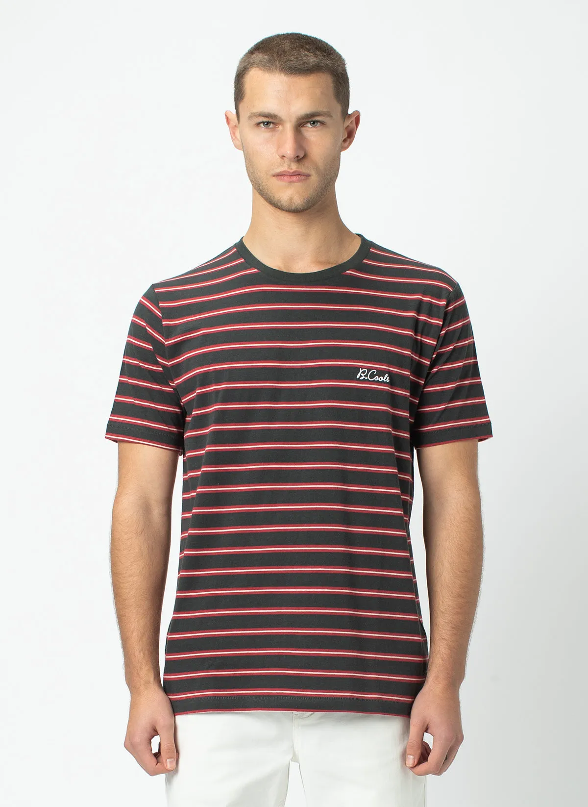 B.Cools Embro Tee Black Stripe