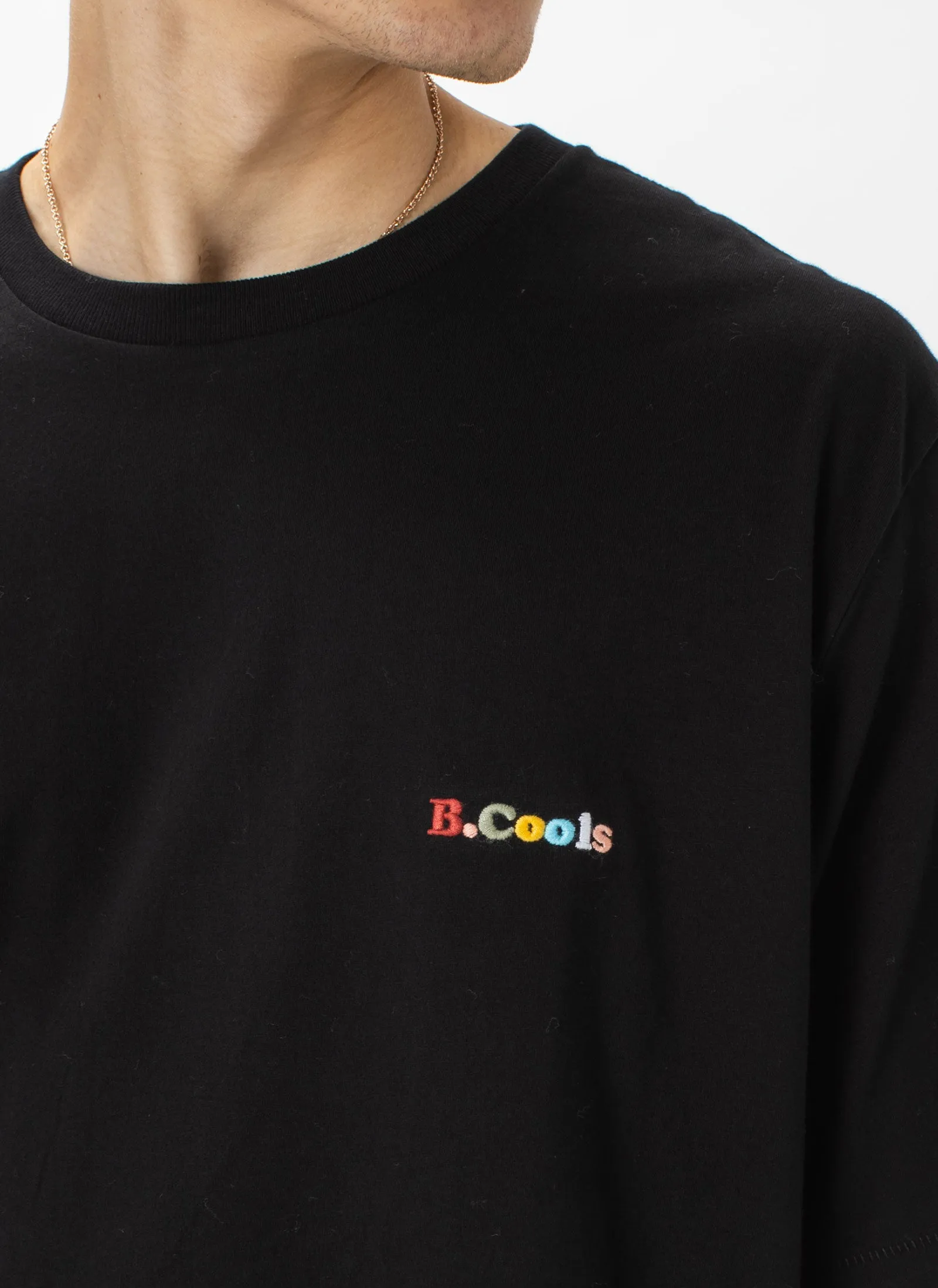 B.Cools Retro Embro Tee Black