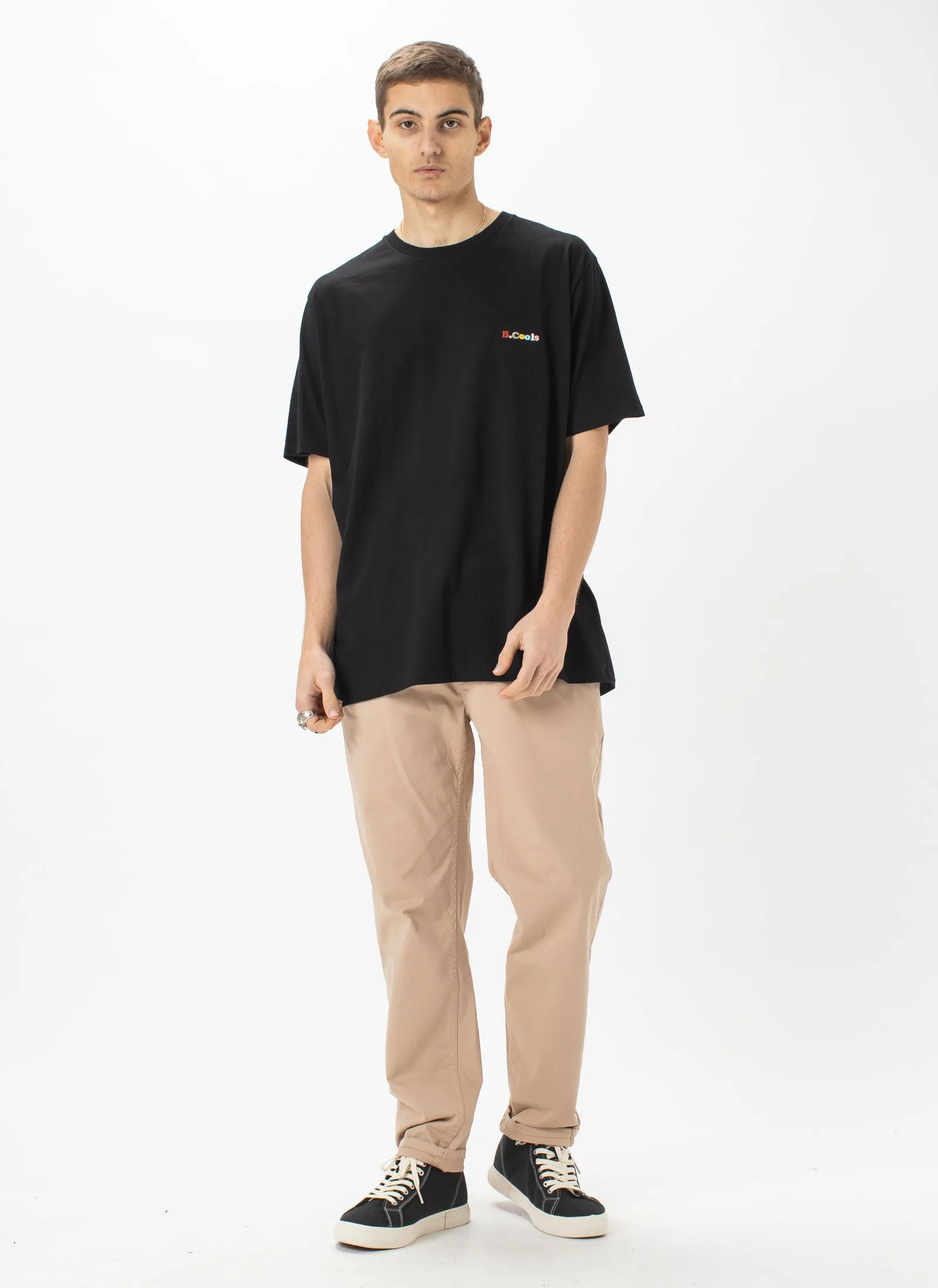 B.Cools Retro Embro Tee Black