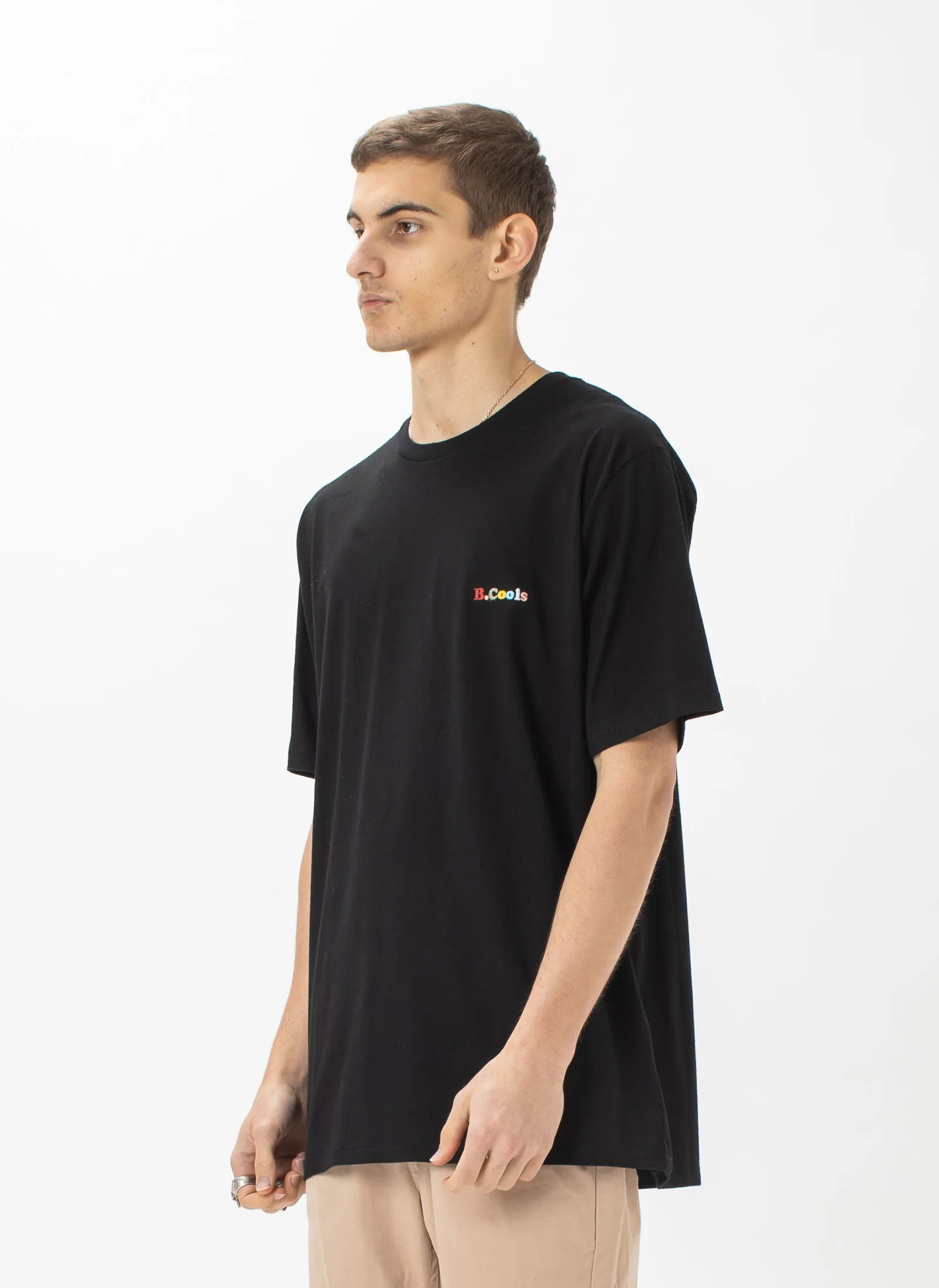B.Cools Retro Embro Tee Black