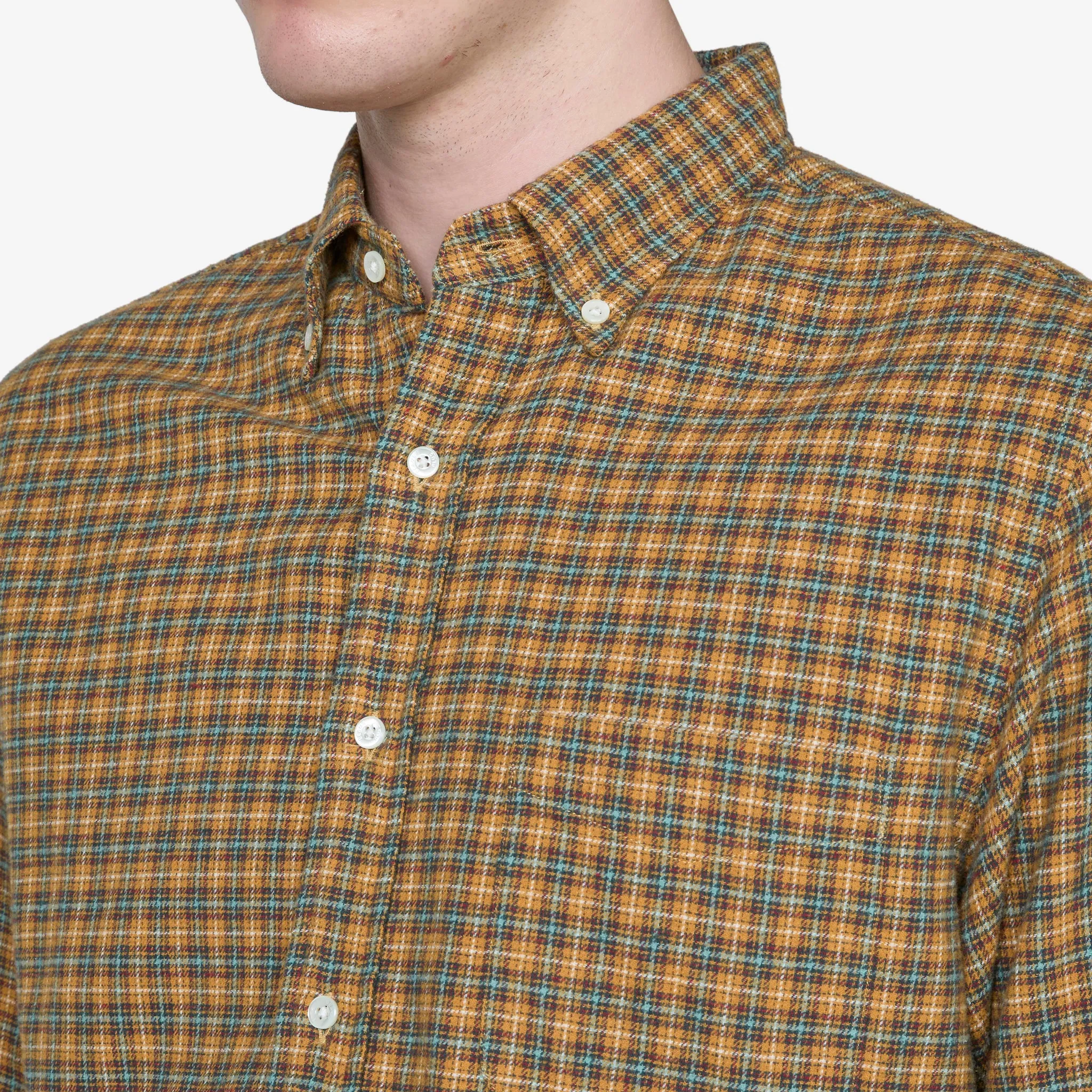 B.D. Mini Plaid Flannel Yellow