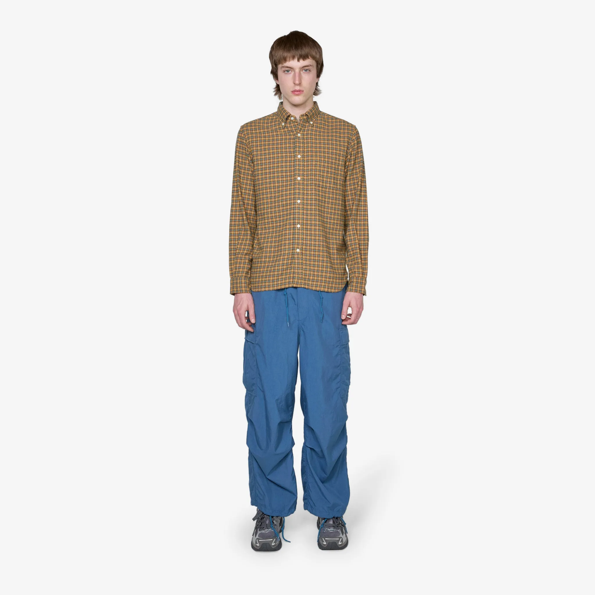 B.D. Mini Plaid Flannel Yellow