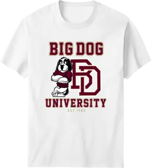 Bd University Burgundy Gold T-shirt