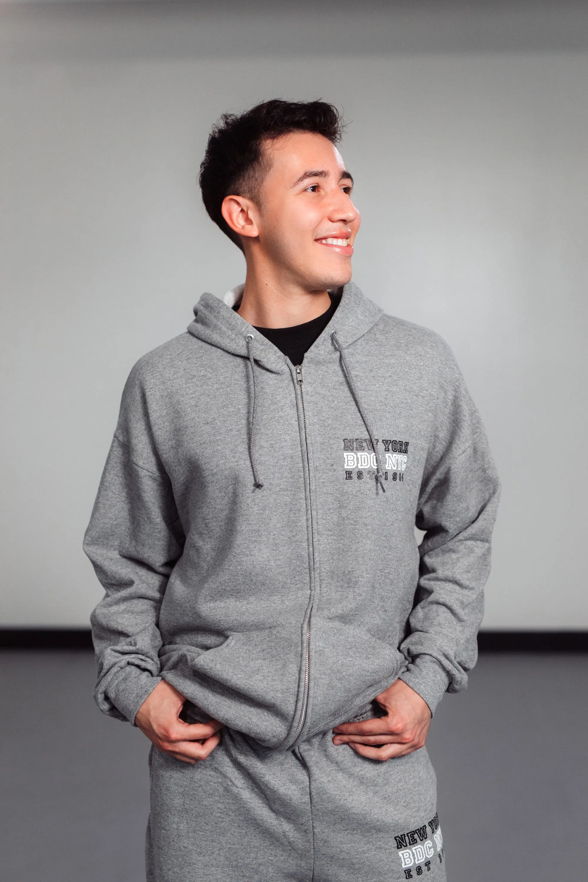 BDCNYC Varsity Zip Up Hoodie