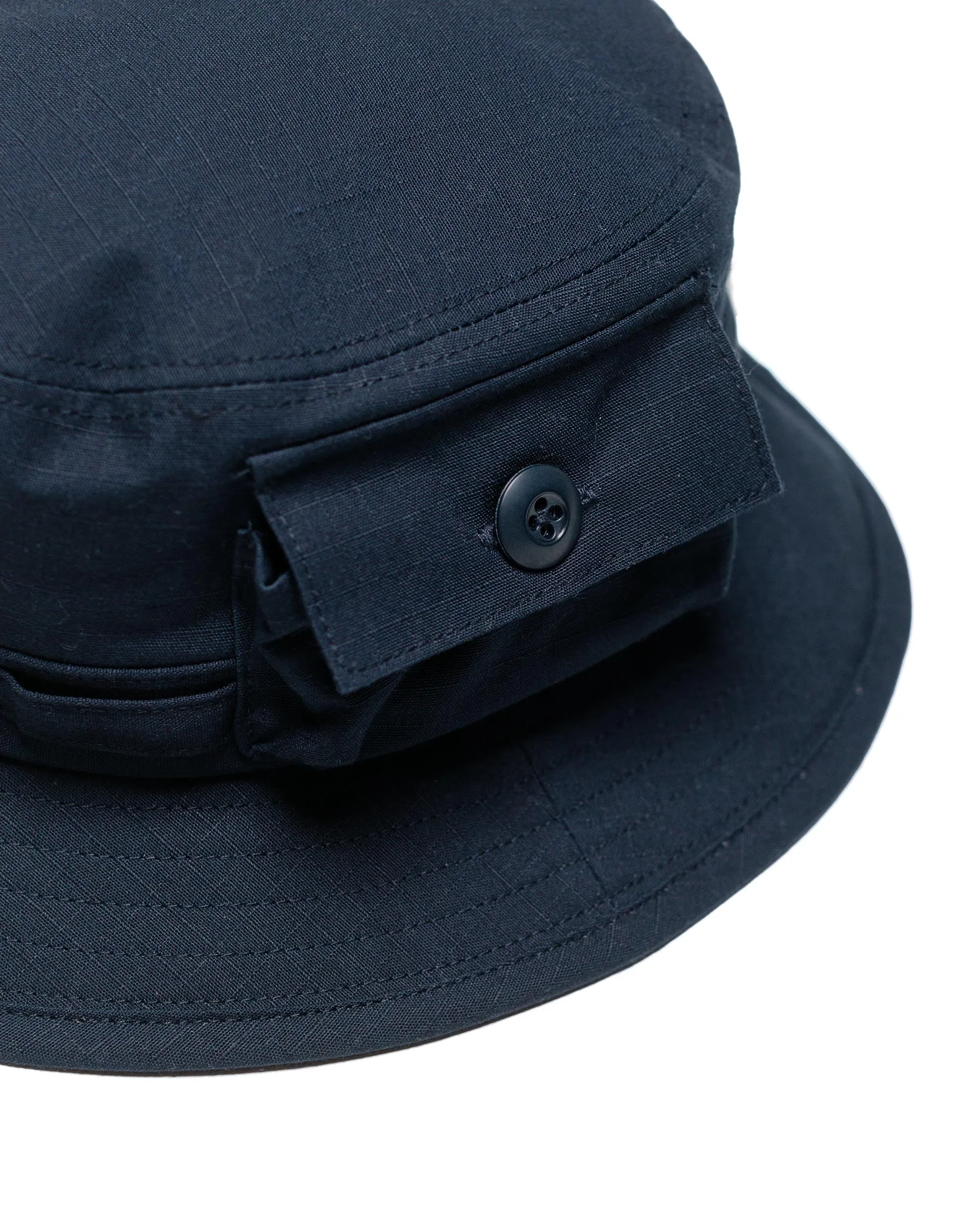 Beams Plus Lost & Found MIL Jungle Hat Cotton Ripstop Navy