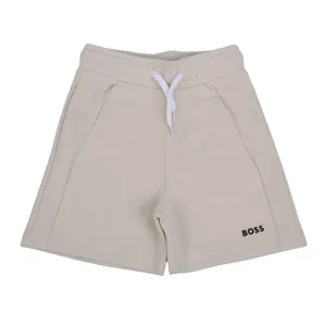 Beige Sweat Shorts