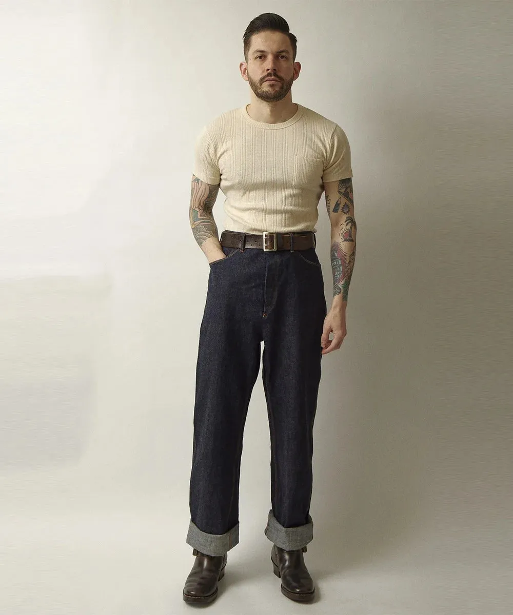 Belafonte Ragtime Clothing, Garage Denim Buckleback 11.50 oz, Indigo, BF-23-36