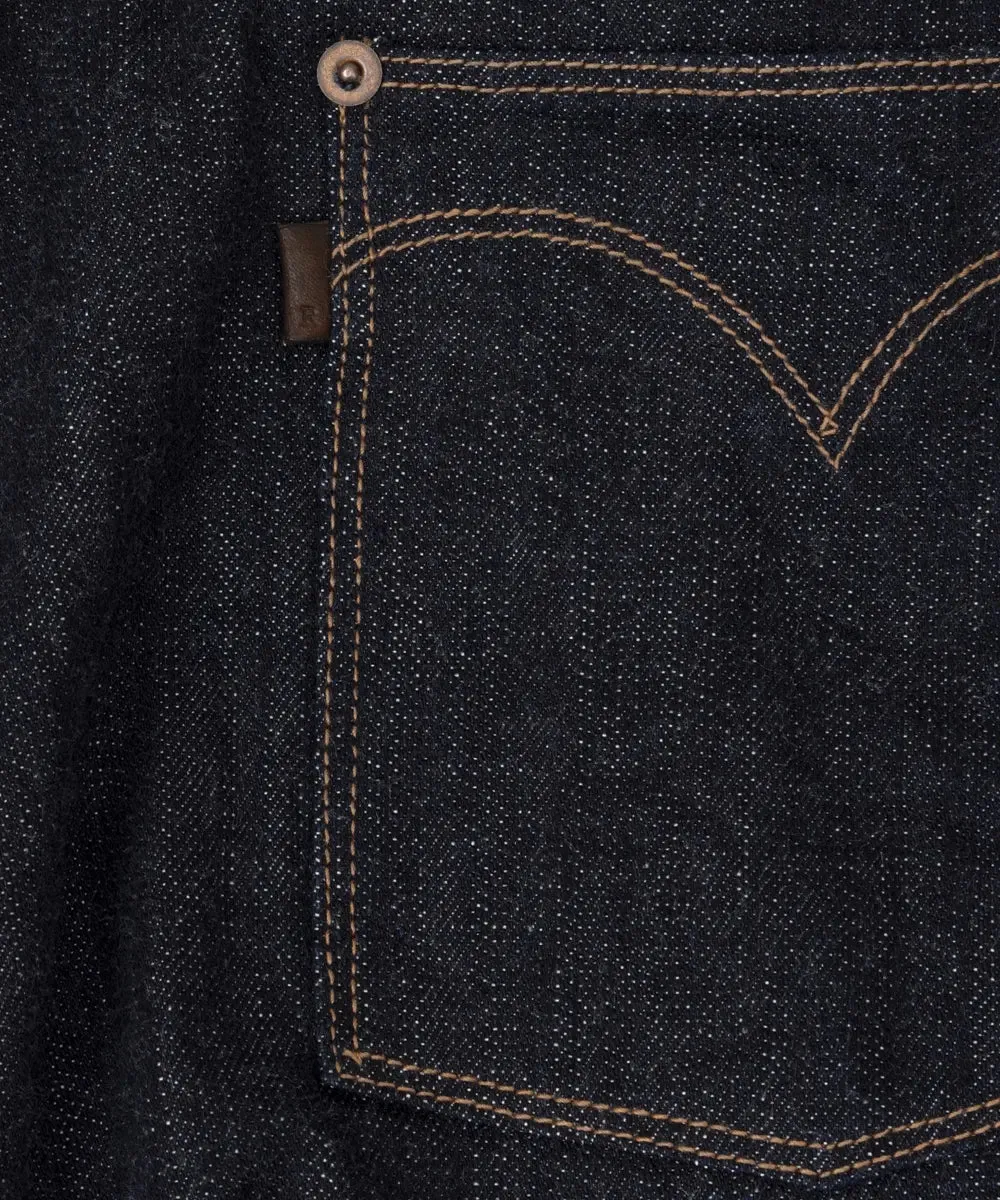 Belafonte Ragtime Clothing, Garage Denim Buckleback 11.50 oz, Indigo, BF-23-36