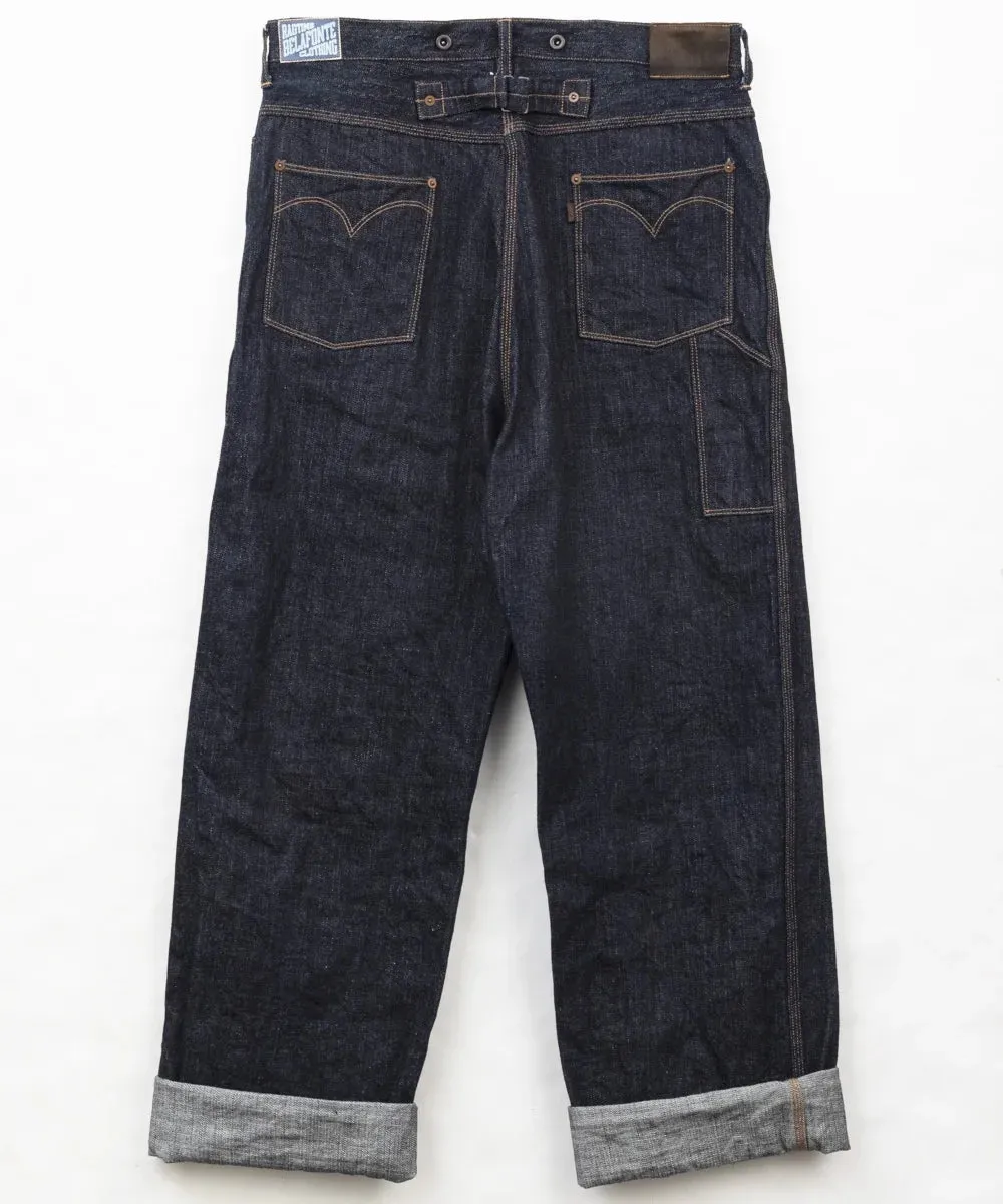 Belafonte Ragtime Clothing, Garage Denim Buckleback 11.50 oz, Indigo, BF-23-36
