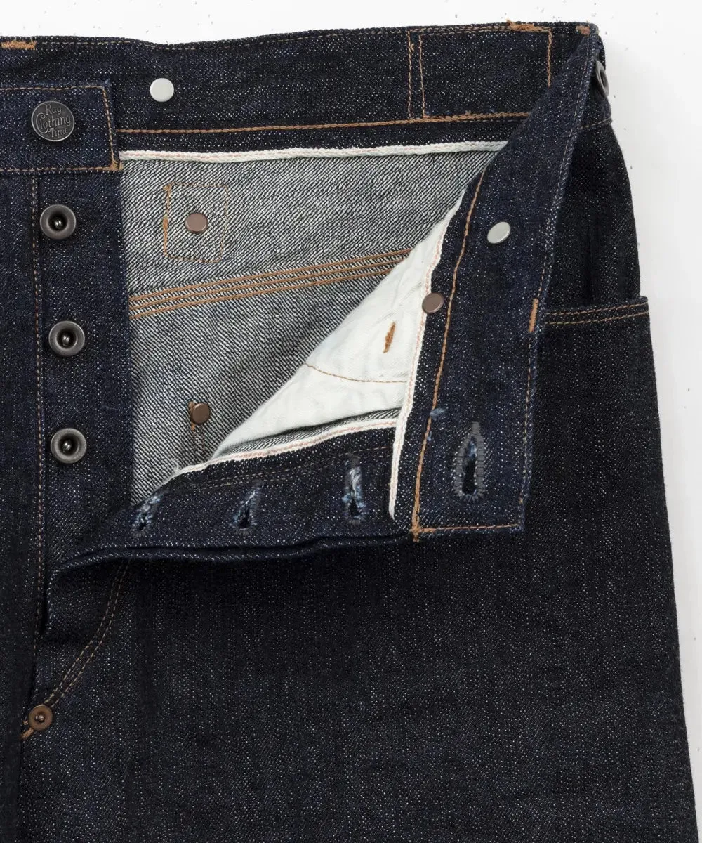 Belafonte Ragtime Clothing, Garage Denim Buckleback 11.50 oz, Indigo, BF-23-36