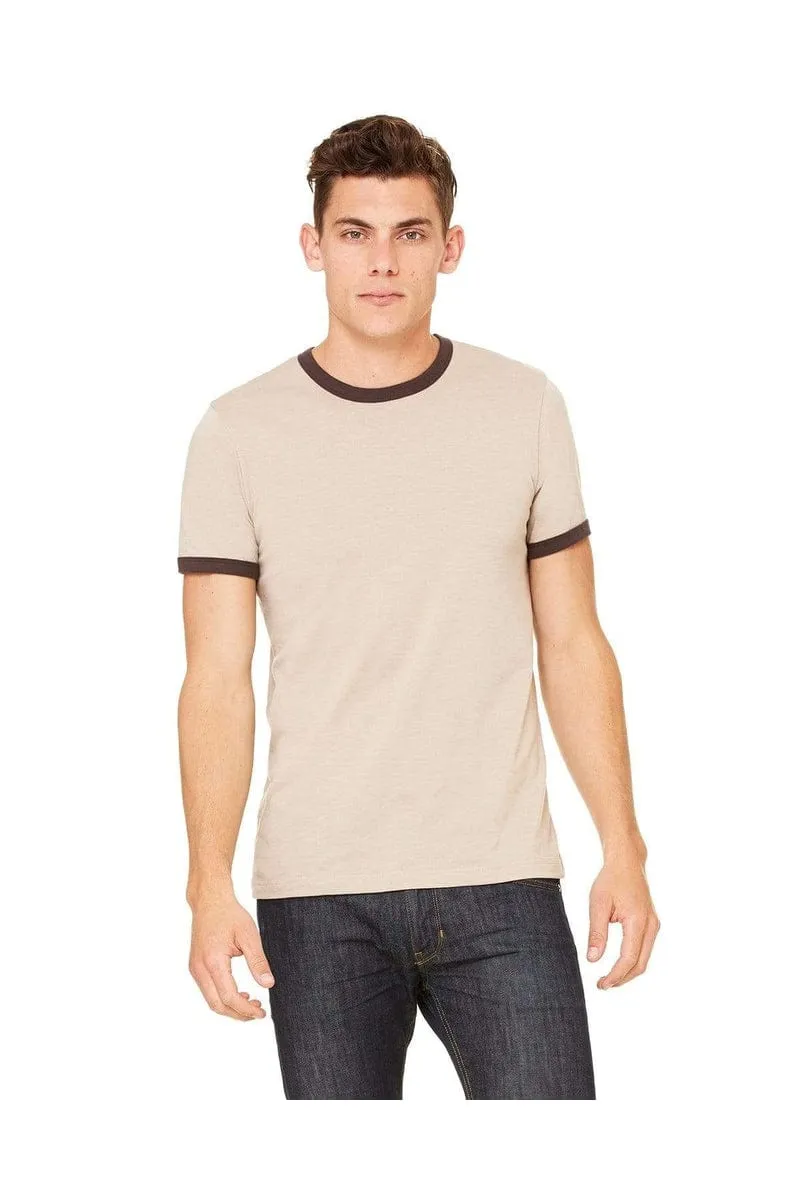 Bella Canvas 3055C: Men's Jersey Ringer T-Shirt