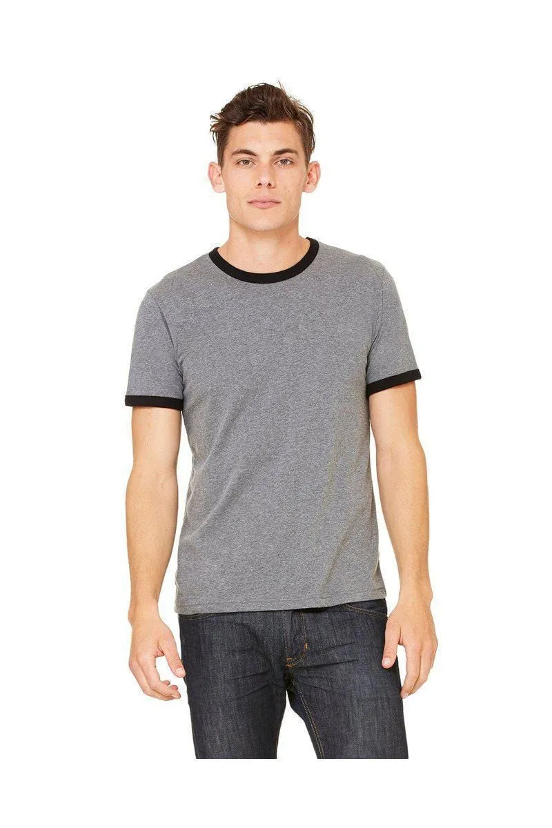 Bella Canvas 3055C: Men's Jersey Ringer T-Shirt
