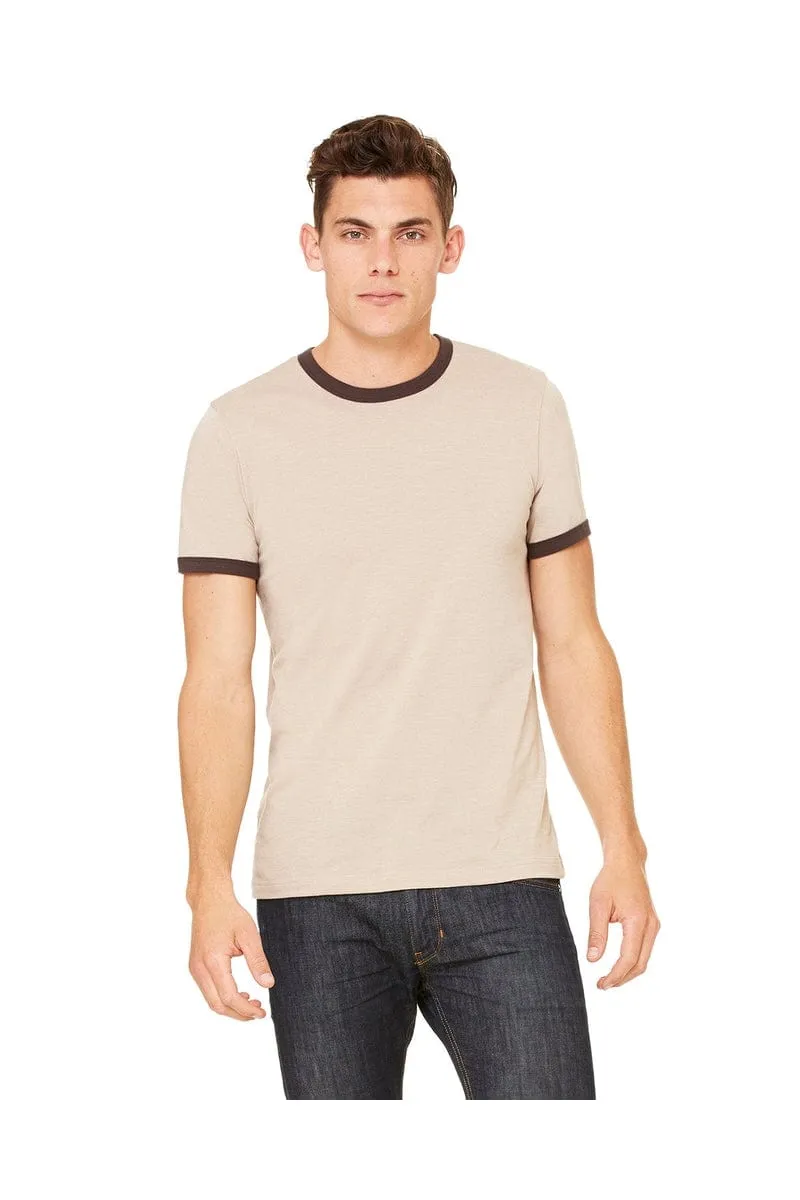 Bella Canvas 3055C: Men's Jersey Ringer T-Shirt