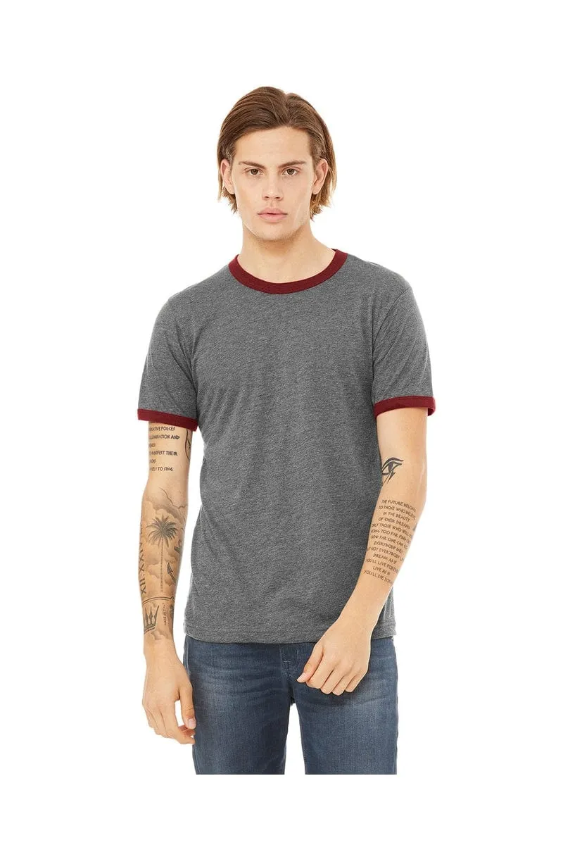 Bella Canvas 3055C: Men's Jersey Ringer T-Shirt