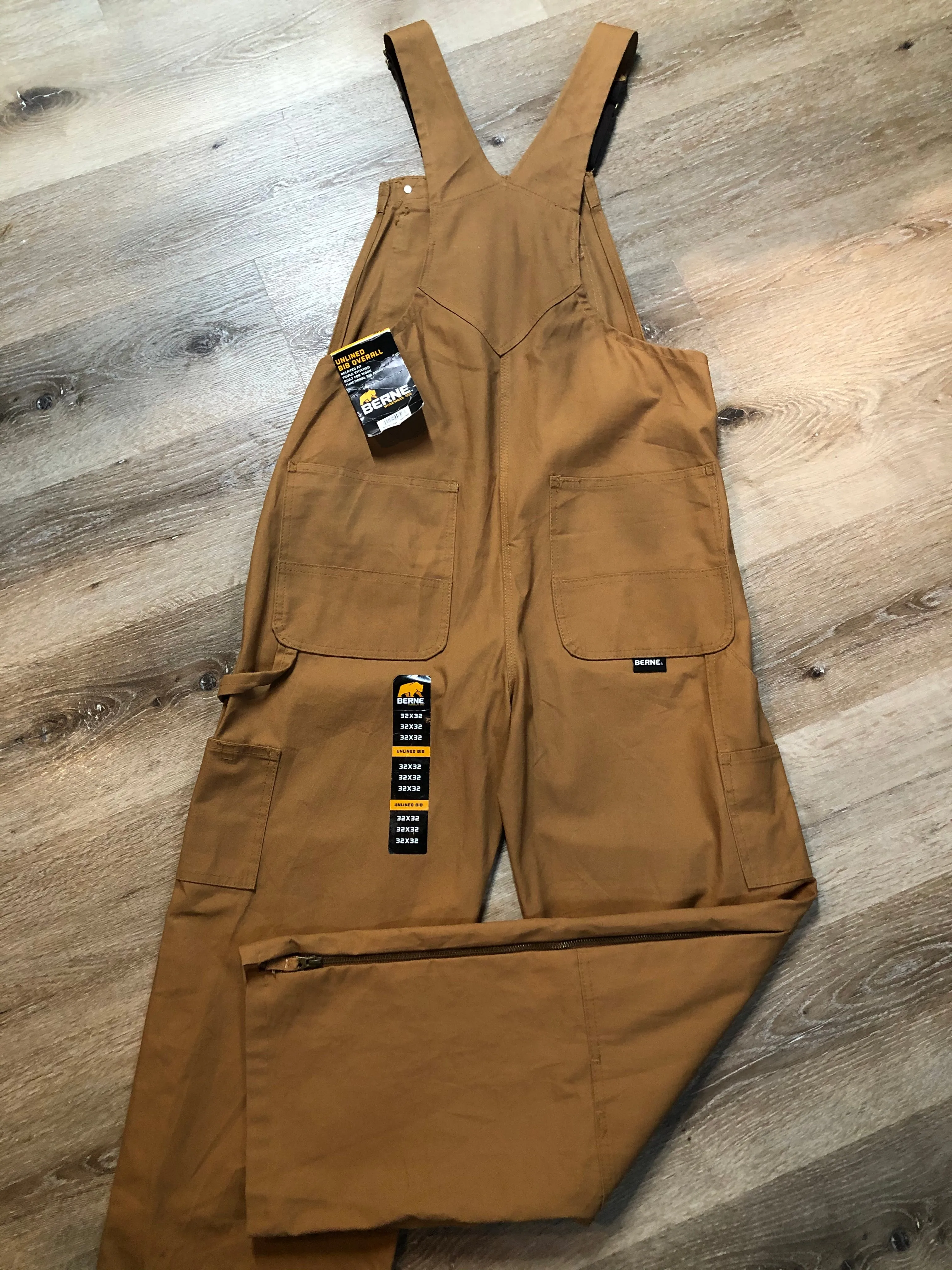 Berne Brown Duck Bib Overalls SOLD