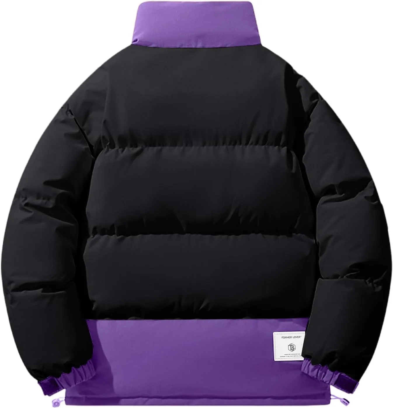 Bidobibo Quilted Jacket Men Lightweight Long Sleeve Puffer Coat Warm Winter Jackets for Men 2025 Stand Collar Winter Coat