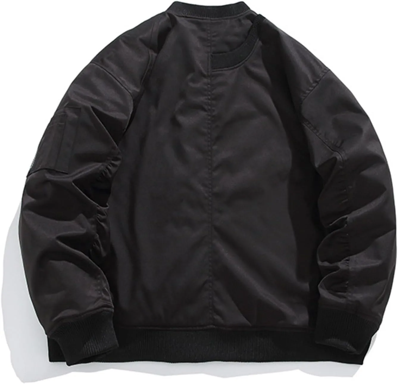 Bidobibo Quilted Jacket Men Lightweight Solid Warm Coat Plus Size Trendy Winter Coats for Men Long Sleeve Puffer Jackets