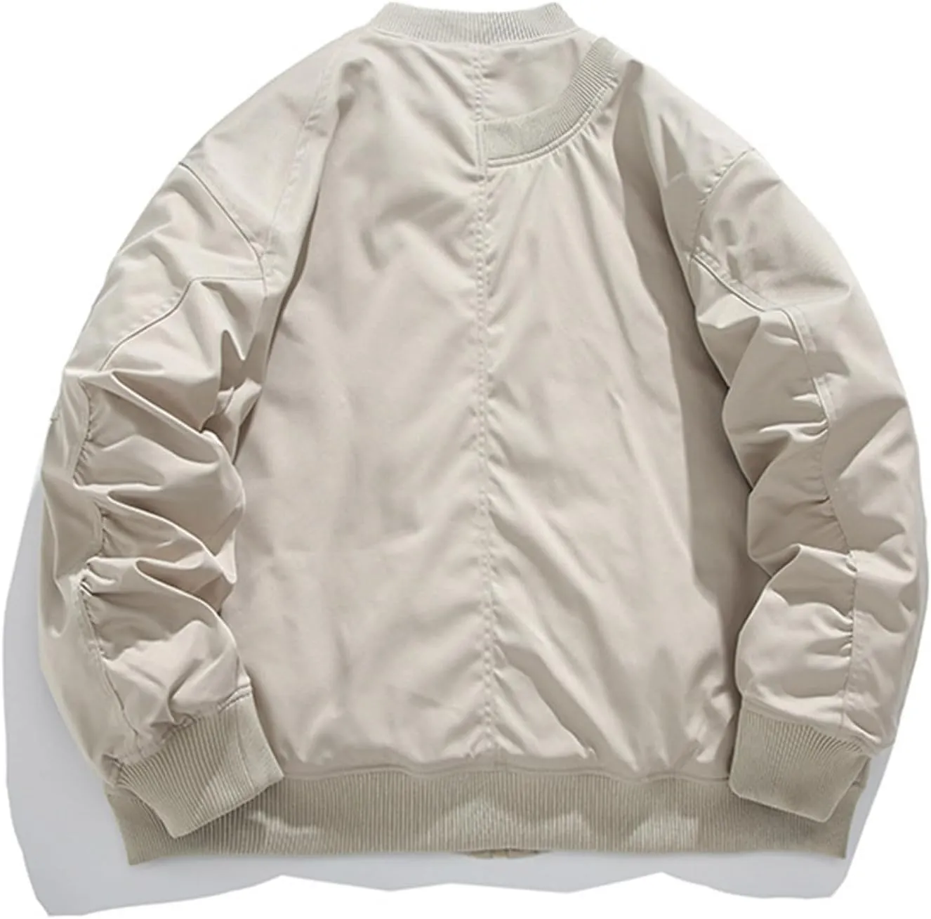 Bidobibo Quilted Jacket Men Lightweight Solid Warm Coat Plus Size Trendy Winter Coats for Men Long Sleeve Puffer Jackets