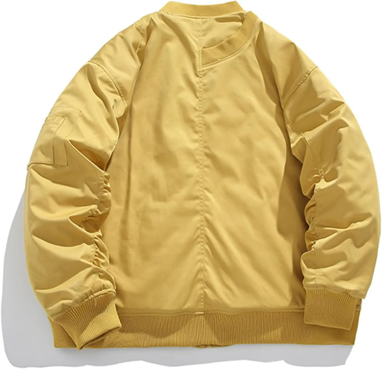 Bidobibo Quilted Jacket Men Lightweight Solid Warm Coat Plus Size Trendy Winter Coats for Men Long Sleeve Puffer Jackets