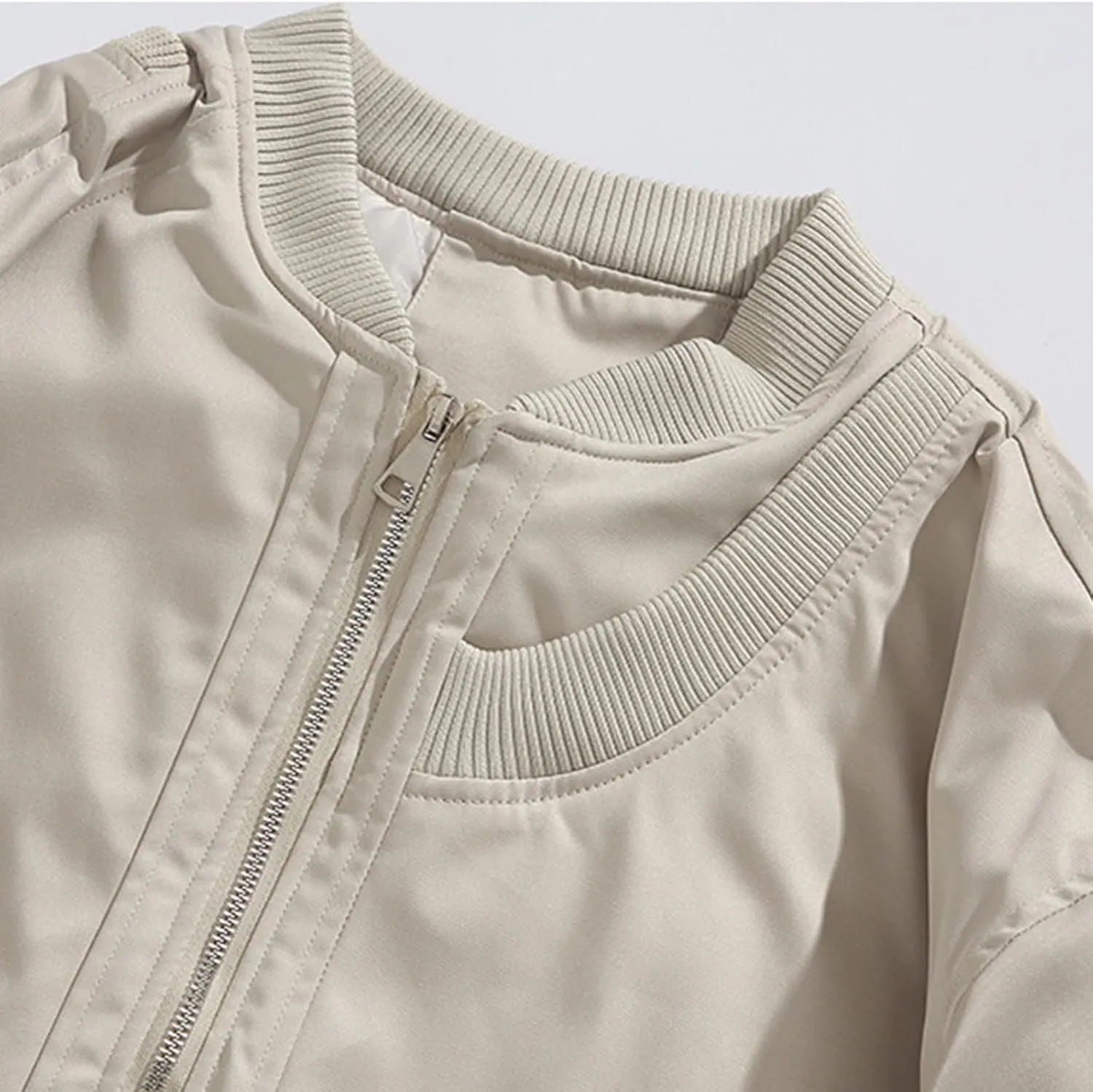 Bidobibo Quilted Jacket Men Lightweight Solid Warm Coat Plus Size Trendy Winter Coats for Men Long Sleeve Puffer Jackets