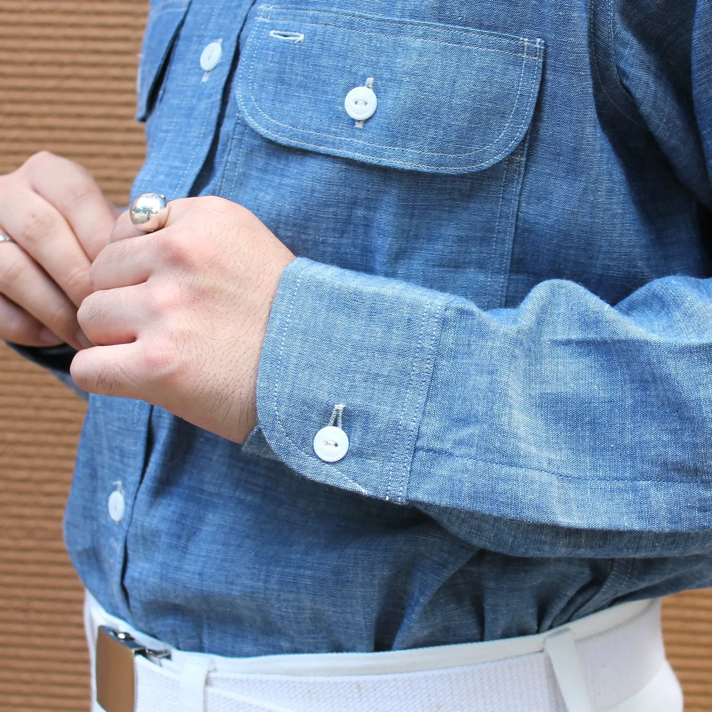 BIG A SHIRTS CHAMBRAY INDIGO