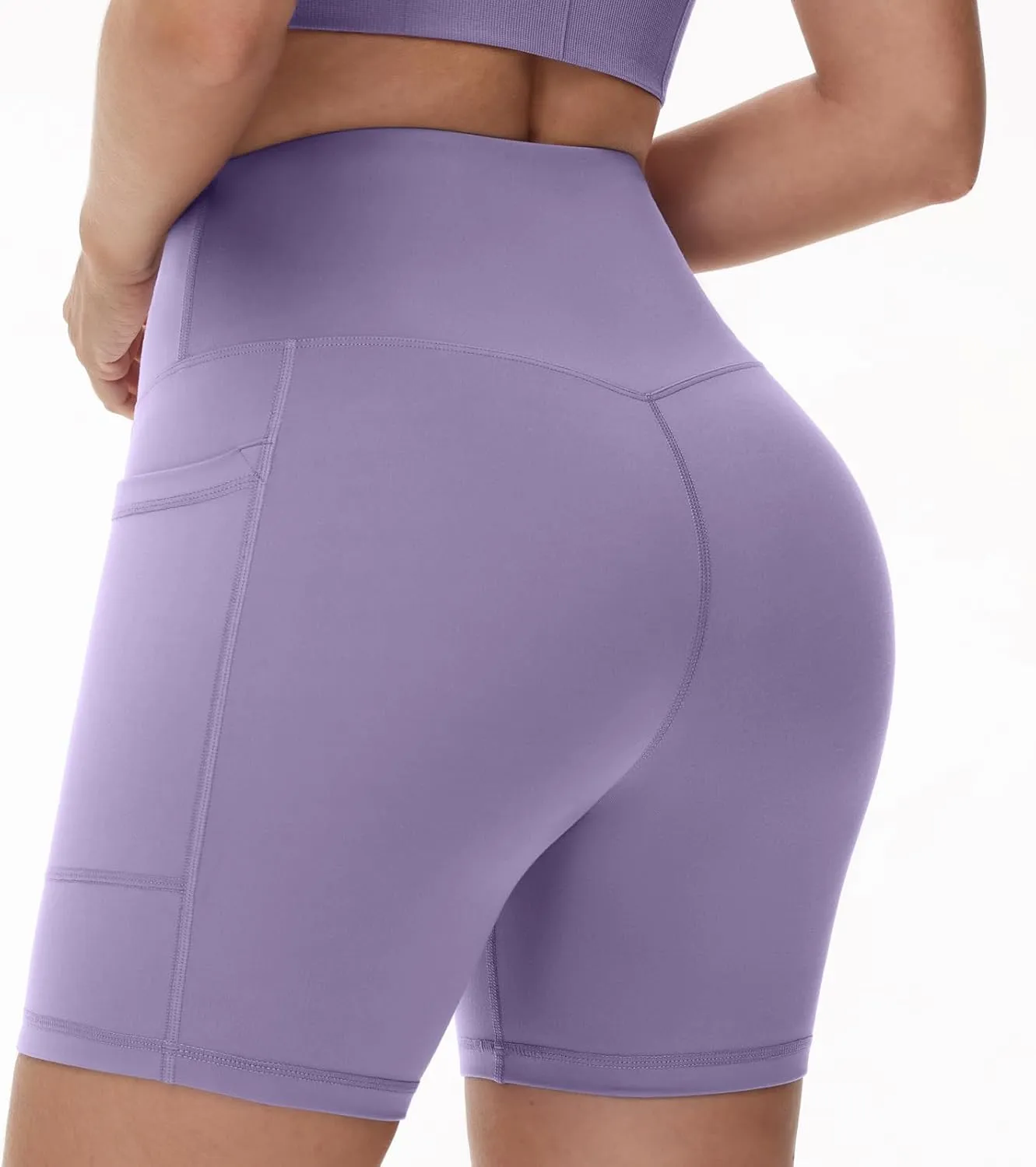 Biker Shorts Women Tummy Control Yoga Shorts Breathable Gym Shorts Spandex Shorts High Waisted Running Shorts