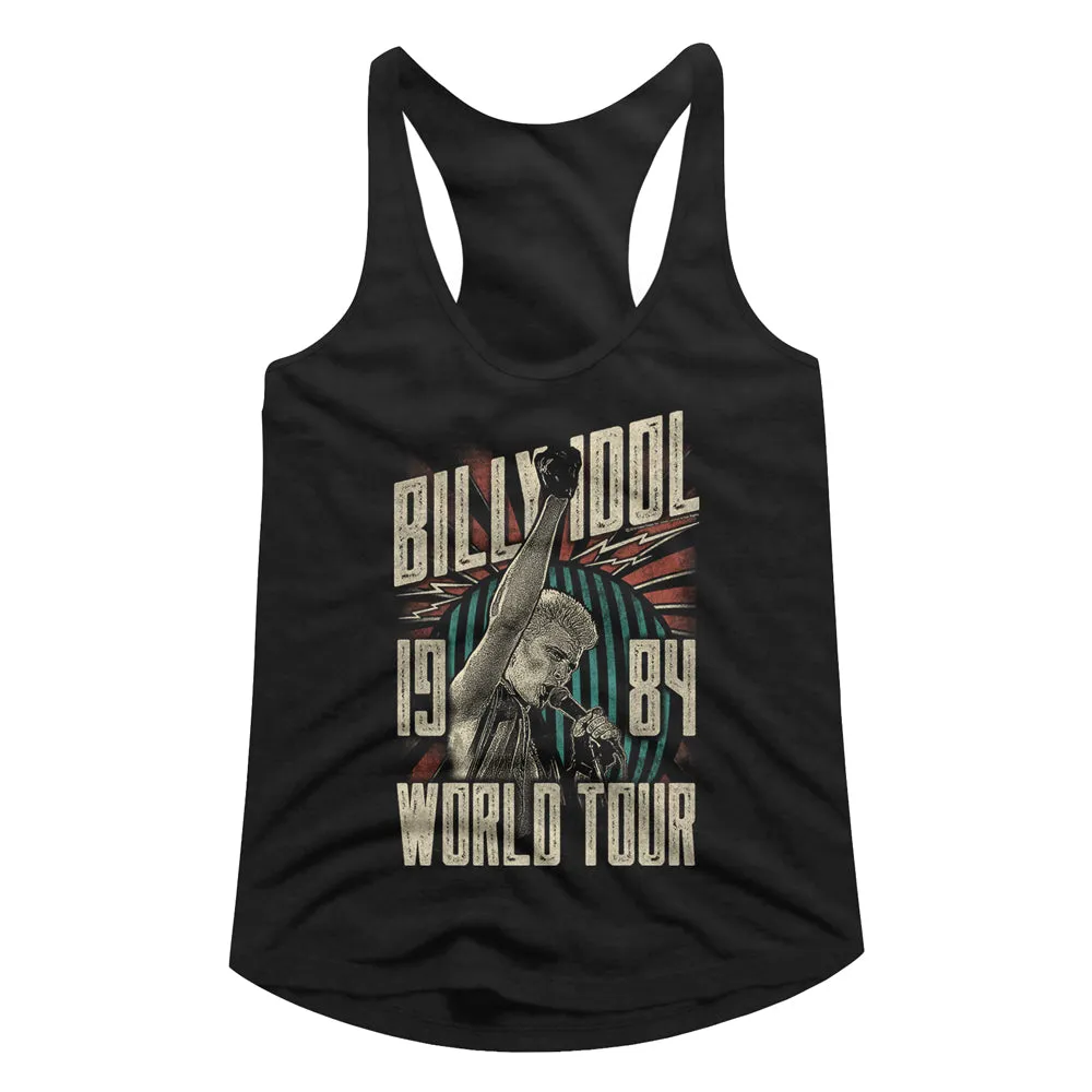 Billy Idol World Tour Women's Racerback
