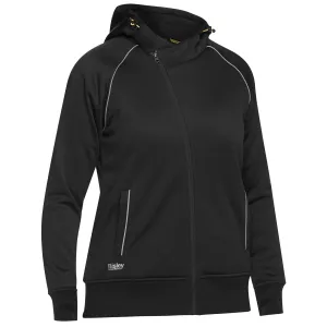Bisley WOMEN'S FLEECE ZIP FRONT HOODIE W/SHERPA LINING 270GSM