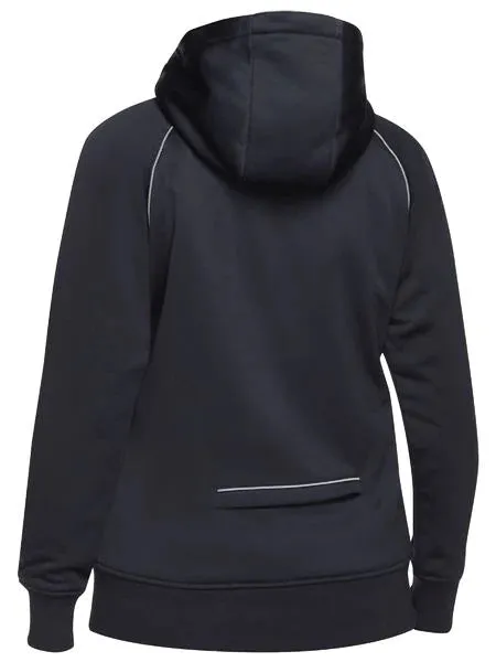 Bisley WOMEN'S FLEECE ZIP FRONT HOODIE W/SHERPA LINING 270GSM