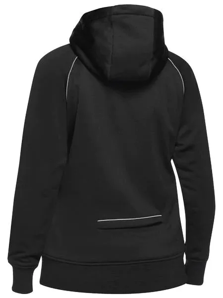 Bisley WOMEN'S FLEECE ZIP FRONT HOODIE W/SHERPA LINING 270GSM