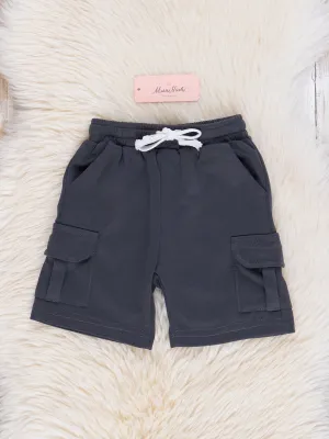 Black Cargo Shorts