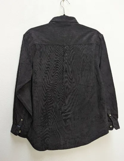 Black Corduroy Shirt - S