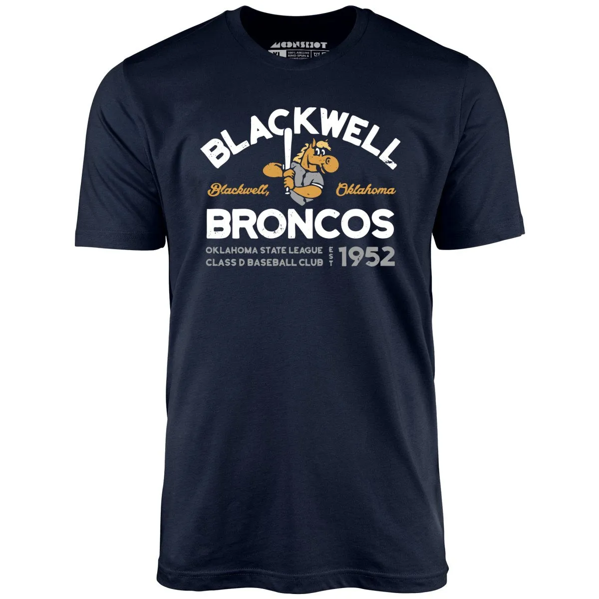 Blackwell Broncos - Oklahoma - Vintage Defunct Baseball Teams - Unisex T-Shirt