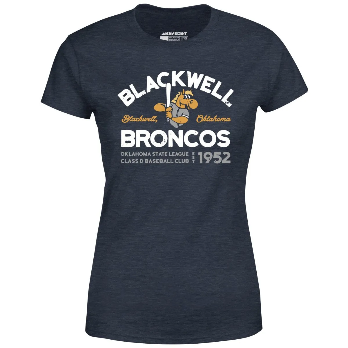 Blackwell Broncos - Oklahoma - Vintage Defunct Baseball Teams - Women's T-Shirt