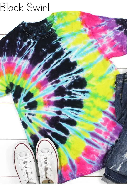 Blank Tie Dye 🌈- Black Swirl Clearance! Final Sale!