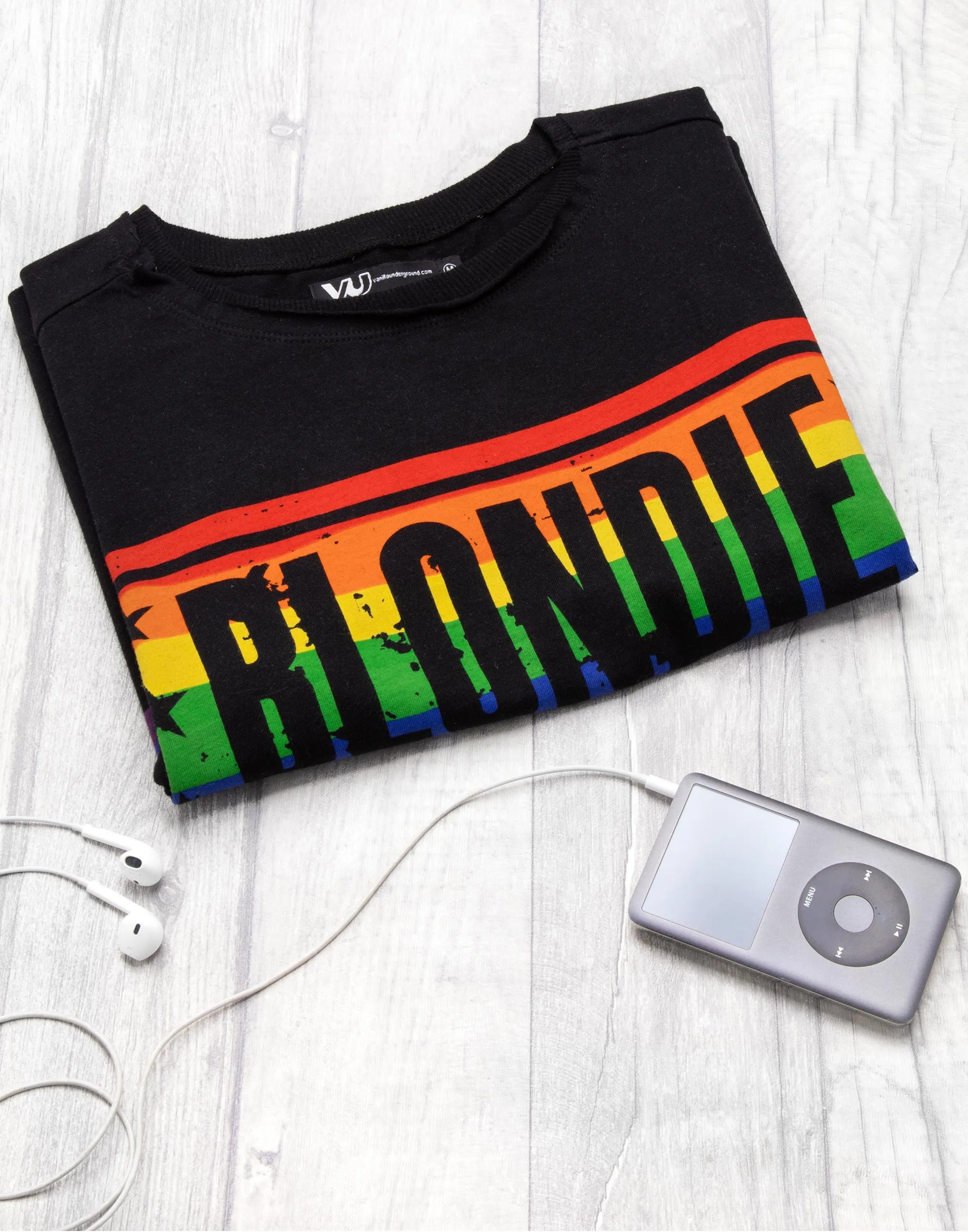 Blondie Rainbow Cropped T-Shirt For Women
