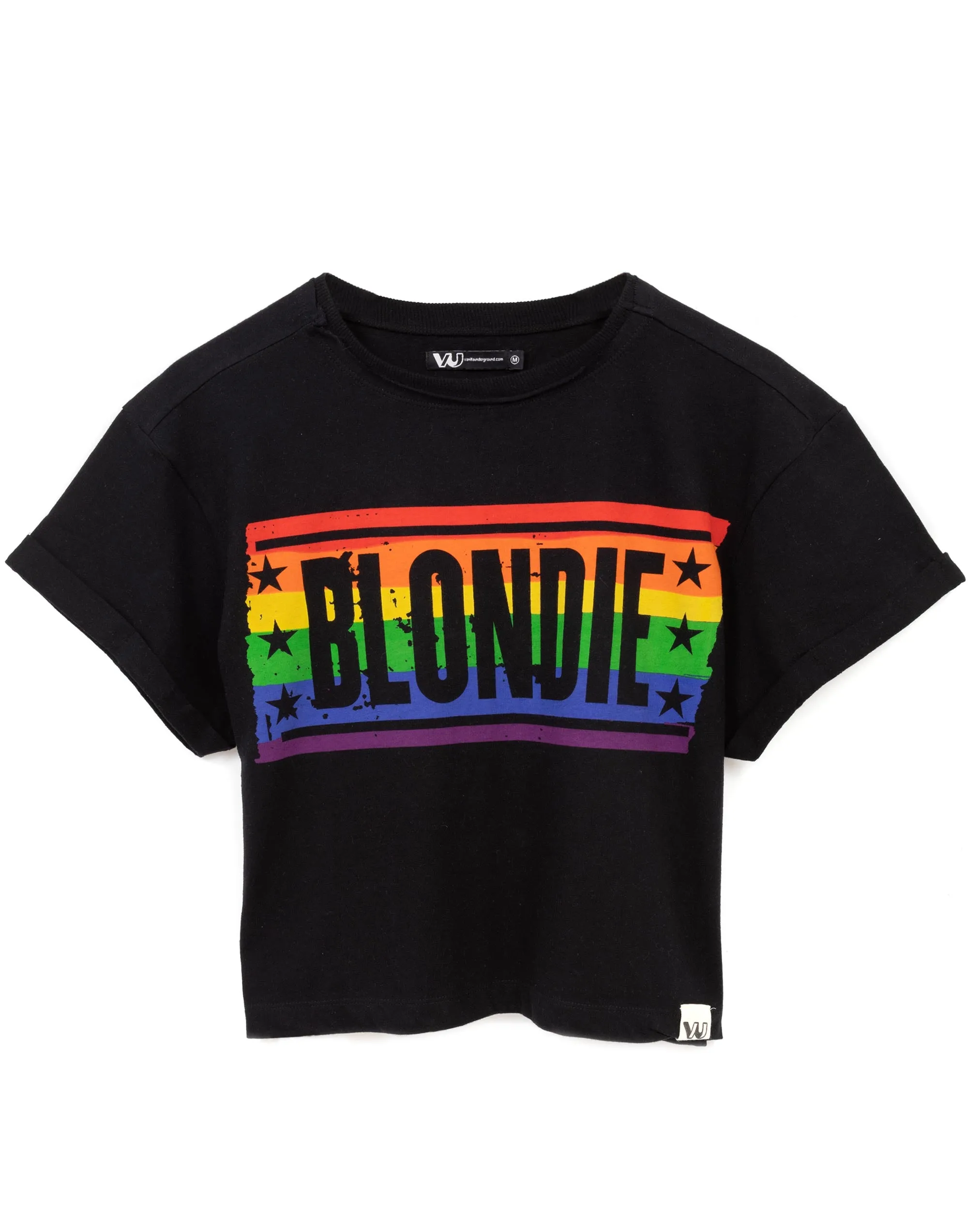 Blondie Rainbow Cropped T-Shirt For Women