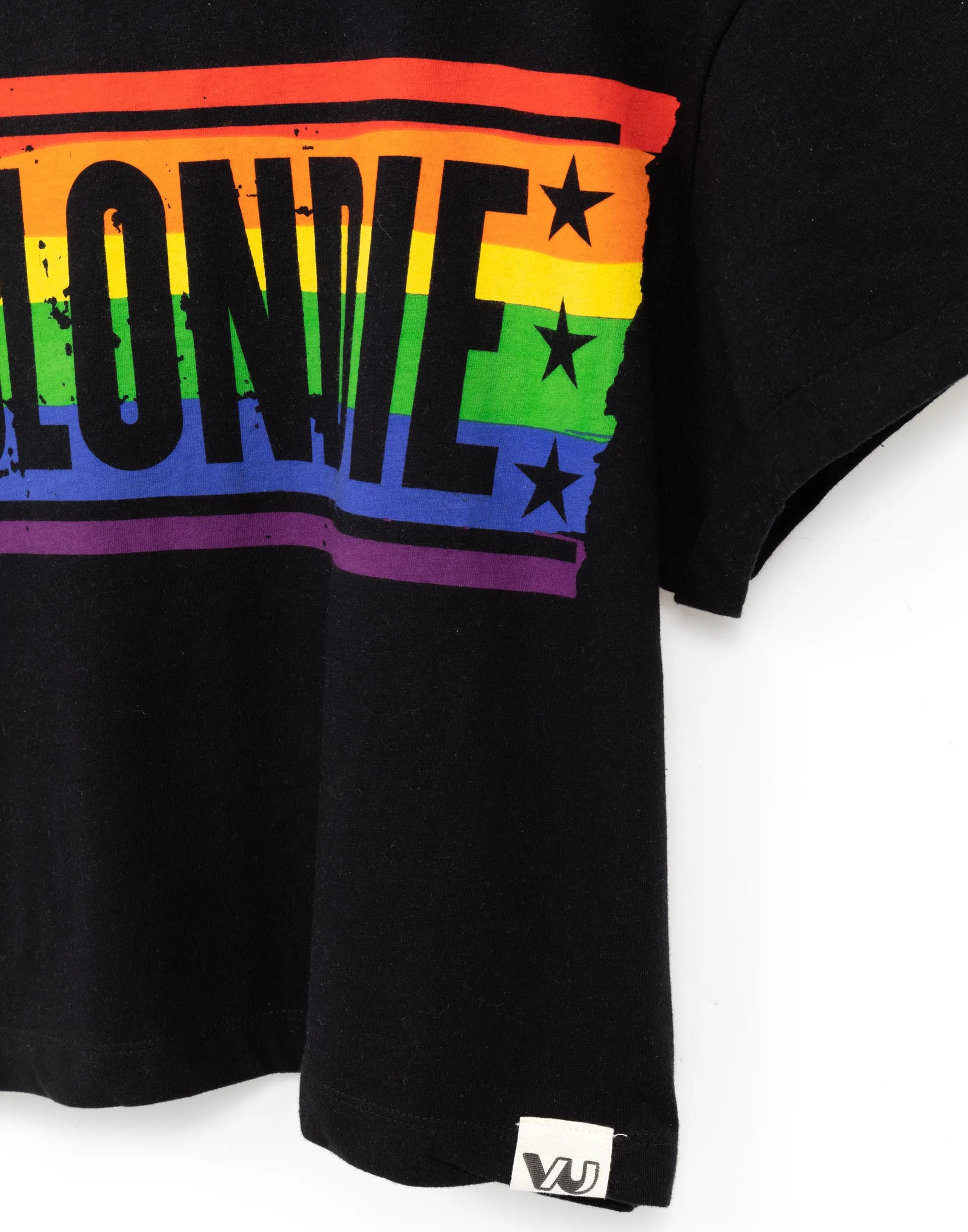 Blondie Rainbow Cropped T-Shirt For Women