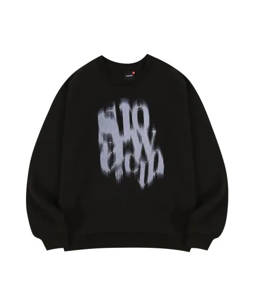 BLURRY LOGO SWEATSHIRTS