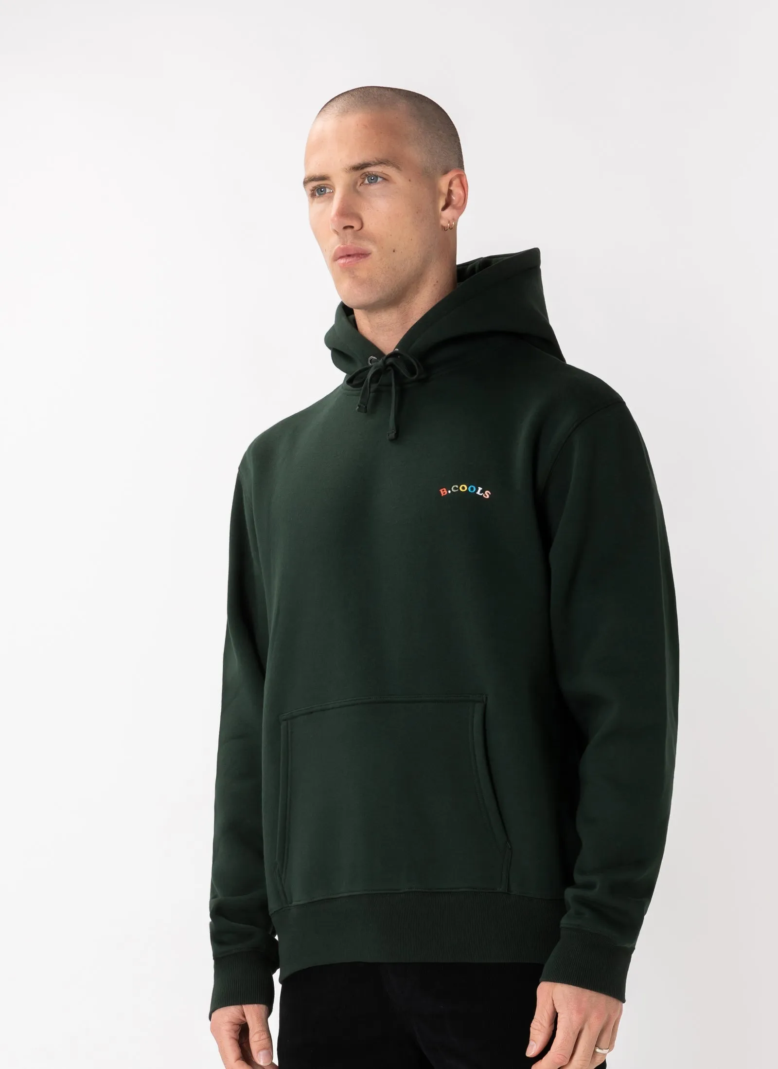 B.Nostalgic Hood Sweatshirt Forest
