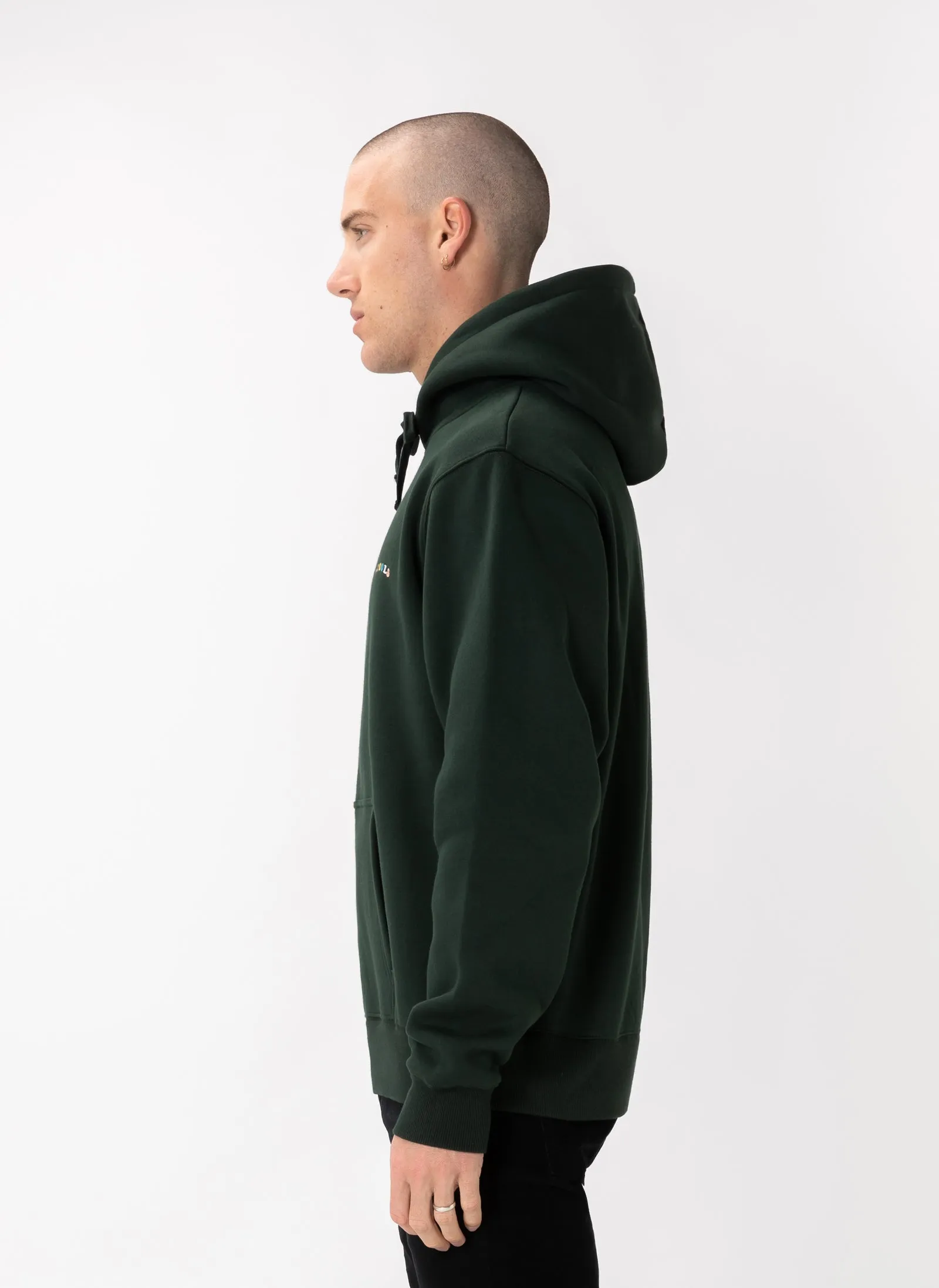 B.Nostalgic Hood Sweatshirt Forest