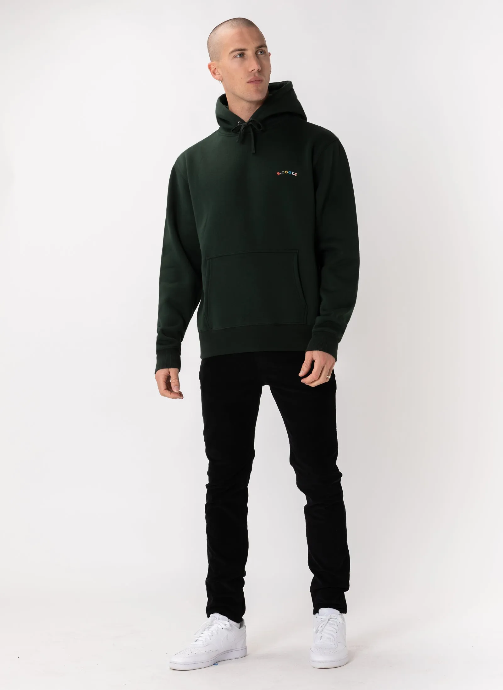 B.Nostalgic Hood Sweatshirt Forest