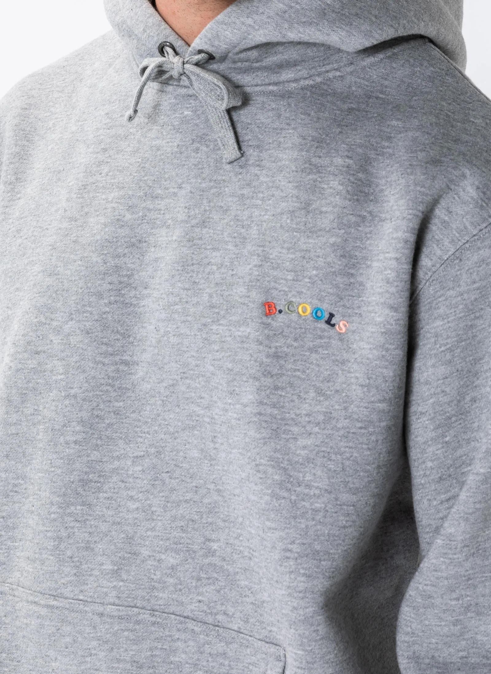 B.Nostalgic Hood Sweatshirt Grey Melange