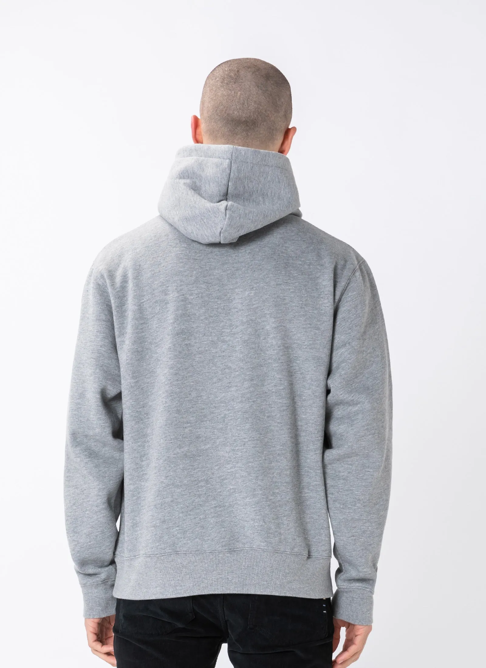 B.Nostalgic Hood Sweatshirt Grey Melange