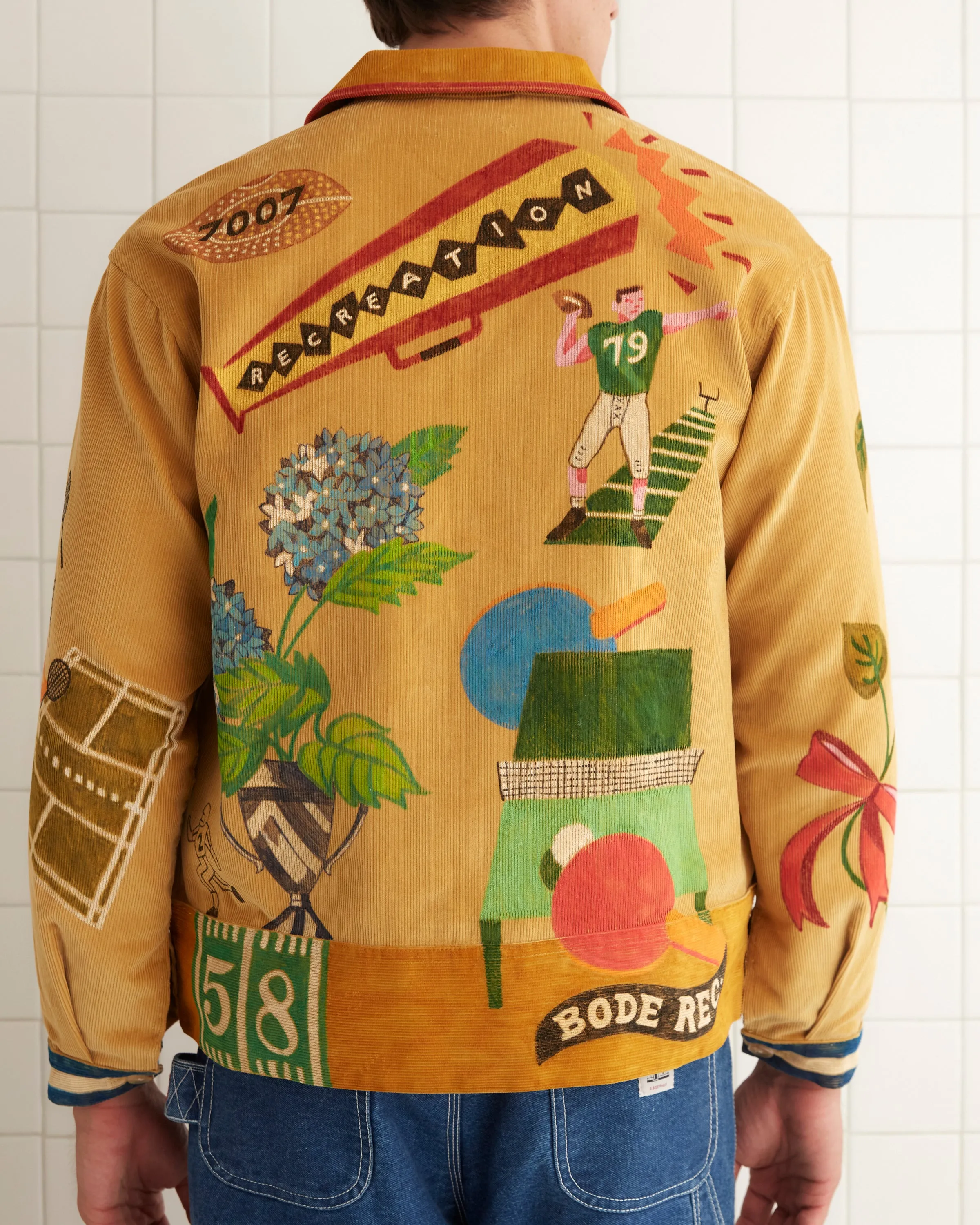 Bode Recreation Senior Cord Side Tab Jacket