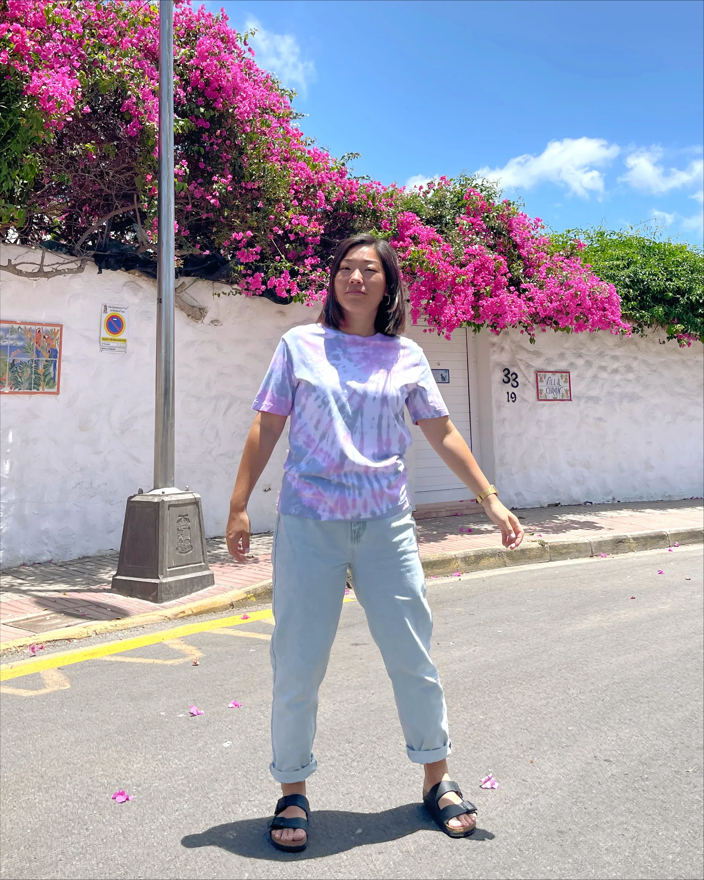 BONAIRE - Tie Dye Organic Cotton T-shirt
